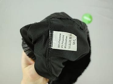 pluszowe leginsy: Legginsy Ze skóry ekologicznej damskie, rozmiar M — 4