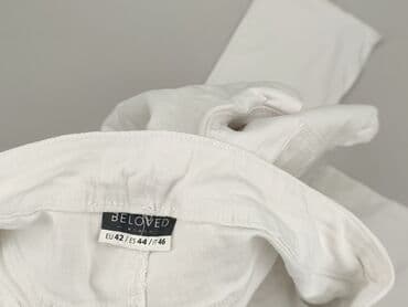 białe jeansy damskie allegro: Beloved, Jeansy damskie, rozmiar XL — 4