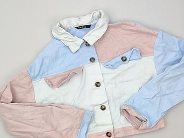 kis second hand online: Kurtka/koszula damska SHEIN, model crop, w stylu color‑block. - — 1
