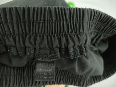 czarne spodnie materiałowe: Cargo, Spodnie cargo damskie, rozmiar S — 4