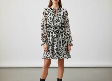 sukienka w panterkę, mohito: One, Sukienka damska, rozmiar S — 7