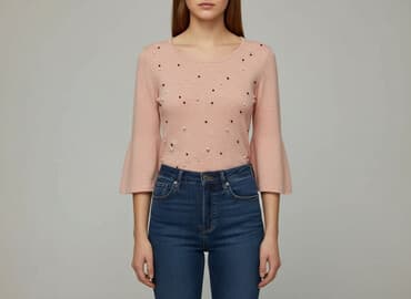 koszula damska z perełkami: Women's blouse, size S — 1