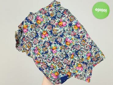 krótkie spodenki z wysokim stanem w paski: Szorty damskie, rozmiar S — 4