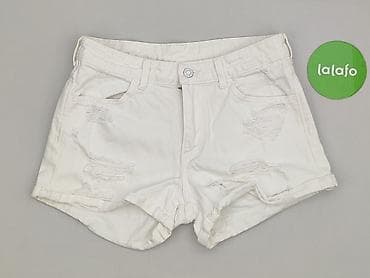 biale spodenki hm: H&M, Szorty damskie, rozmiar S — 2