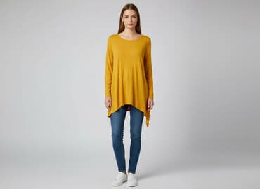 pomarańczowa marynarka mohito: Janina, Bluzka damska, L — 6