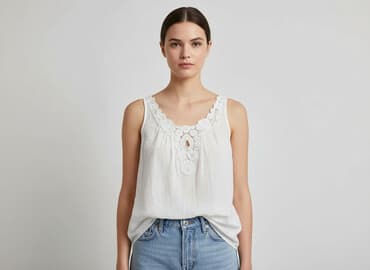 bluzki na szydełku z elementów: Bluzka damska, rozmiar S — 1