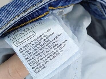 spodenki jeansowe z wysokim stanem pull and bear: H&M Divided, Szorty damskie, rozmiar L — 6