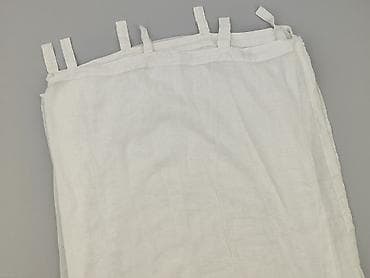 pepco zasłony: Biała zasłona z troczkami na karnisz - Typ: lekka, półprzezroczysta — 1