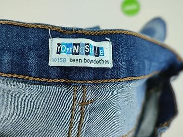Spodnie jeansowe, Young Style, 13 lat, 158, stan - Idealny — 4