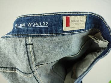 spodnie montego: Denim 1982, Jeansy dla mężczyzn, L — 4