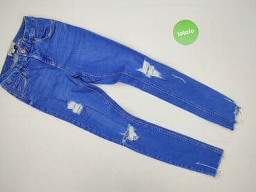 jeansy calvin klein: Spodnie jeansowe, New Look, 14 lat, 164, stan - Idealny — 2