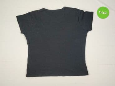 czarne t shirty w serek damskie: T-shirt damski, rozmiar 2XL — 3