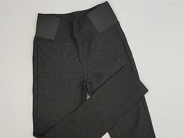 brokatowe topy: Leggings, Legginsy Eleganckie damskie, rozmiar L — 1