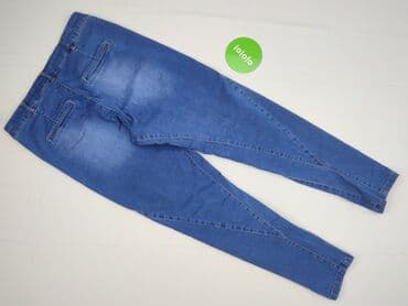 deichmann srebrne buty: Denim, Jeansy damskie, rozmiar M — 3