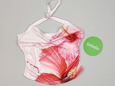 bikini neon: Damski top plażowy/strój kąpielowy – góra typu tankini na szyję - — 2