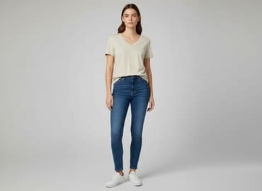 mango t shirt basic: MNG, Women`s T-shirt, size L — 6