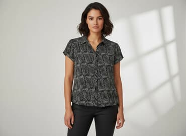 białe bluzki ze zlotym nadrukiem: F&F, Bluzka damska, rozmiar XL — 6