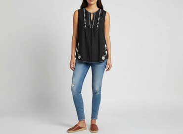 enplus buty mokasyny: Outfit, Bluzka damska, M — 6