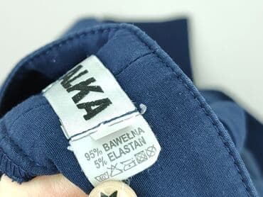 granatowe chinosy damskie: Spodnie materiałowe damskie, rozmiar M — 5