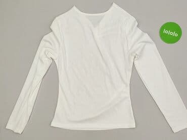 biala bluzka z dlugim rekawem: Bluzka damska, rozmiar M — 3
