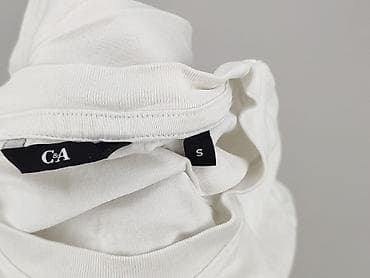 basic koszulka biala: C&A, T-shirt damski, rozmiar S — 4