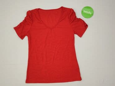 t shirty z czerwonem napisem: Women`s T-shirt, size S (EU 36) — 2