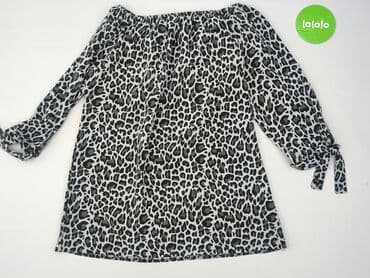 piżama w krowie łaty: Bluzka damska, 2XL — 3