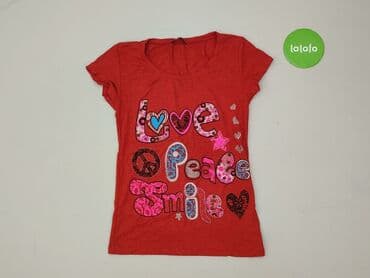 t shirty z czerwonem napisem: Women`s T-shirt, size S — 3