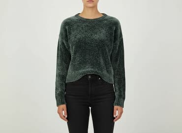 szmaragdowy sweter: House, Sweter damski, rozmiar M — 1