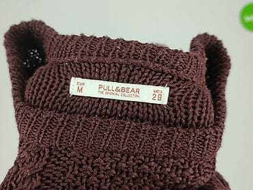 sweter bordo: PULL&BEAR, Sweter damski, rozmiar M — 5