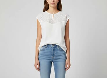 biała koszula damska z aplikacją: Reserved, Жіноча блуза, розмір L на lalafo.pl — 1 biała koszula damska z aplikacją: Reserved, Жіноча блуза, розмір L — 1