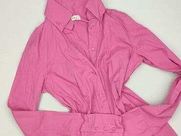 koszula satynowa rozowa: Koszula damska, rozmiar S — 1