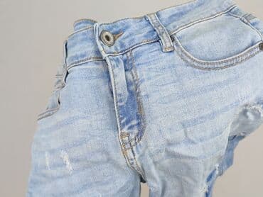 spodenki jeansowe z wysokim stanem pull and bear: Szorty damskie, rozmiar S — 5