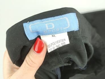 Women: Material trousers for women, size XL (EU 42) — 4