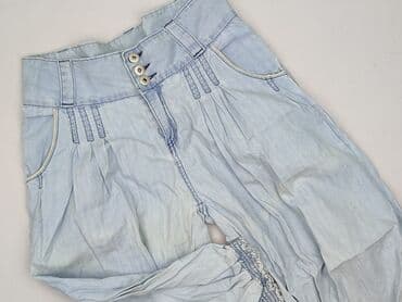 szorty damskie denim: Spodnie 3/4 damskie, rozmiar M — 1