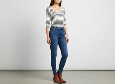 basic t shirty hugo boss: H&M, T-shirt damski, rozmiar M — 6