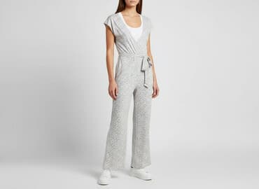 kombinezon w panterkę h m: H&M, Kombinezon damski, rozmiar L — 1