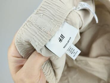 brazowe spodnie woskowane: H&M, Szorty dla mężczyzn, XL — 4