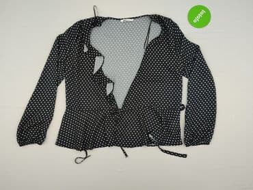 czarne bluzki w biale grochy: Gina Tricot, Bluzka damska, S — 2
