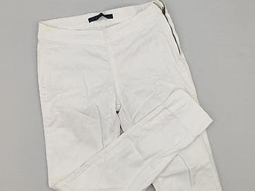 off white spodnie: Zara, Spodnie materiałowe damskie, rozmiar XS — 1