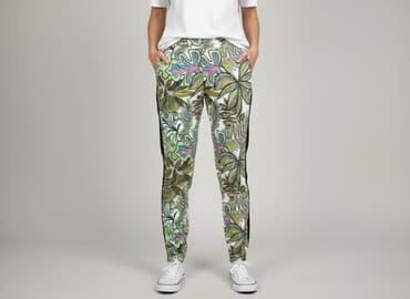 spodnie pizamowe hello kity: Spodnie materiałowe damskie, rozmiar S — 5