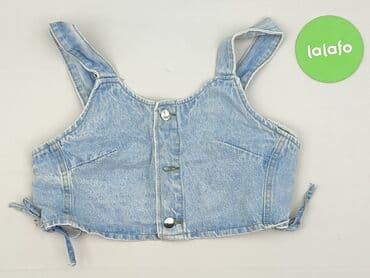 jeansy z asymetrycznym zapieciem: Top damski, rozmiar M — 2