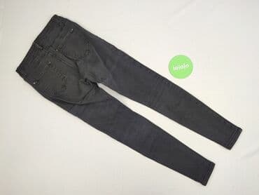 spodnie czarne damskie z niskim stanem: Jeansy damskie, rozmiar S — 4