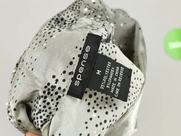 srebrne bluzki wieczorowe: Top damski, rozmiar M — 4