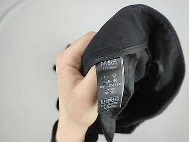 Women's Clothing: Marks & Spencer, Material trousers for women, size M — 4