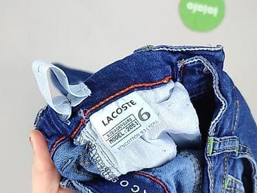 dresy m: Spodnie jeansowe, Lacoste, 5-6 lat, 116, stan - Bardzo dobry — 5