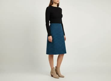 spódnice w pepitkę zara: Women`s skirt, size M — 1