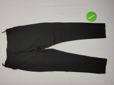Women: Material trousers for women, size 2XL (EU 44) — 3