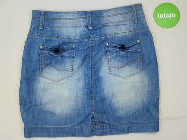 spodenko spódniczka jeans: Spódnica damska, rozmiar L — 3