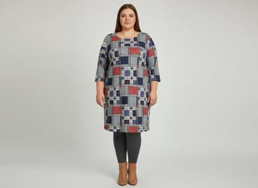 koszula nocna plus size: Sukienka damska, rozmiar 5XL — 7
